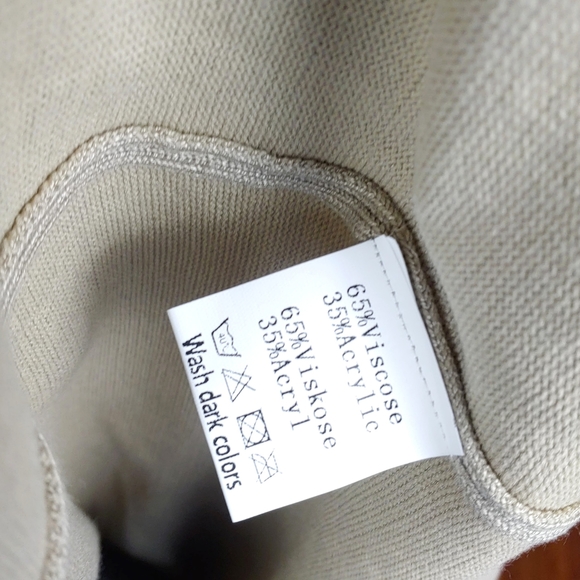 NWT Grace Karin Womens S Taupe Long Open Cardigan - Picture 9 of 9